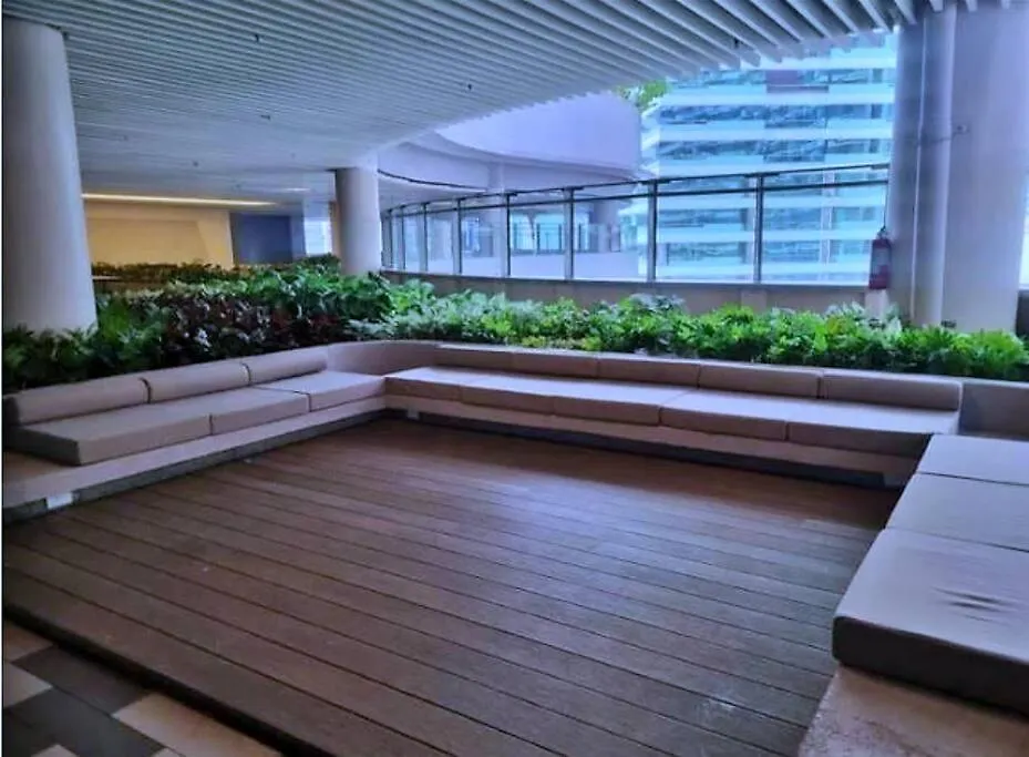 1Br Free Parking With Balcony Near Rcbc, Trident, Mmc Apartment Manila 0*,