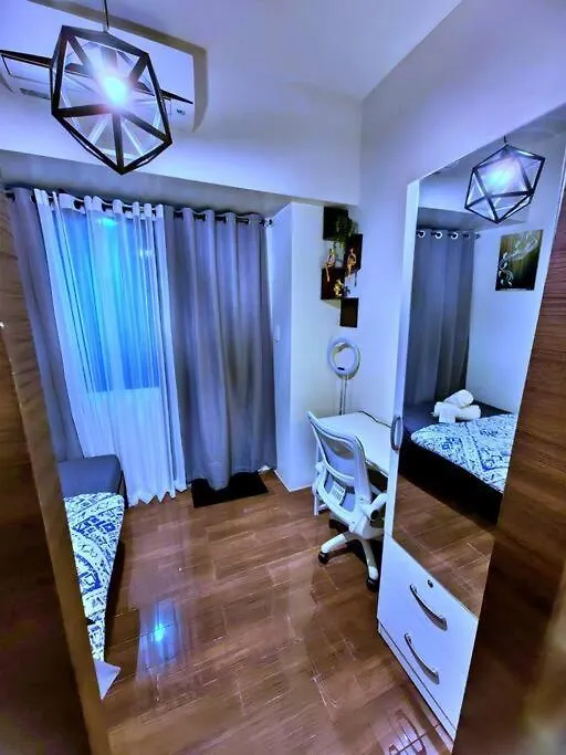 1Br Free Parking With Balcony Near Rcbc, Trident, Mmc Apartment Manila Philippines