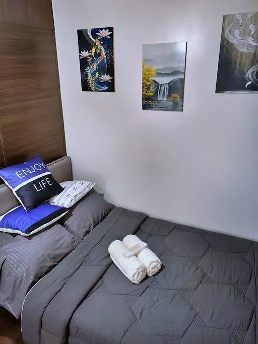 1Br Free Parking With Balcony Near Rcbc, Trident, Mmc Apartment Manila Philippines
