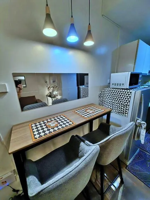 1Br Free Parking With Balcony Near Rcbc, Trident, Mmc Apartment Manila Philippines