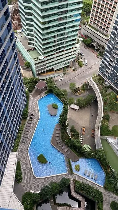 1Br Free Parking With Balcony Near Rcbc, Trident, Mmc Apartment Manila Philippines