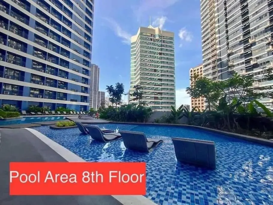 1Br Free Parking With Balcony Near Rcbc, Trident, Mmc Apartment Manila
